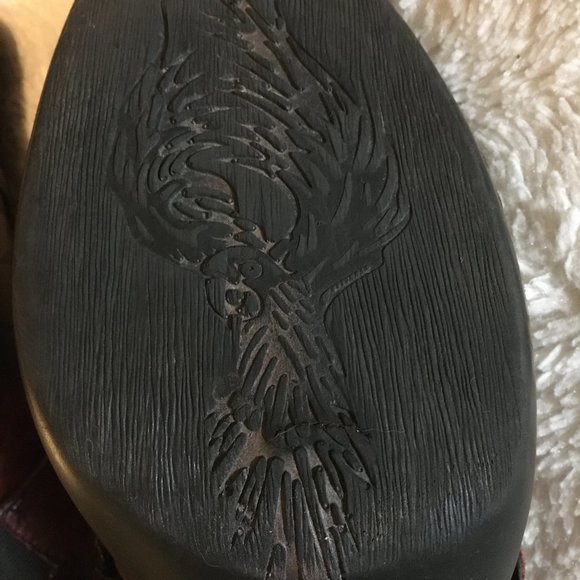 Josef Seibel Soft Burgundy Leather Whimsigoth Buckled Heels - Picture 6 of 16